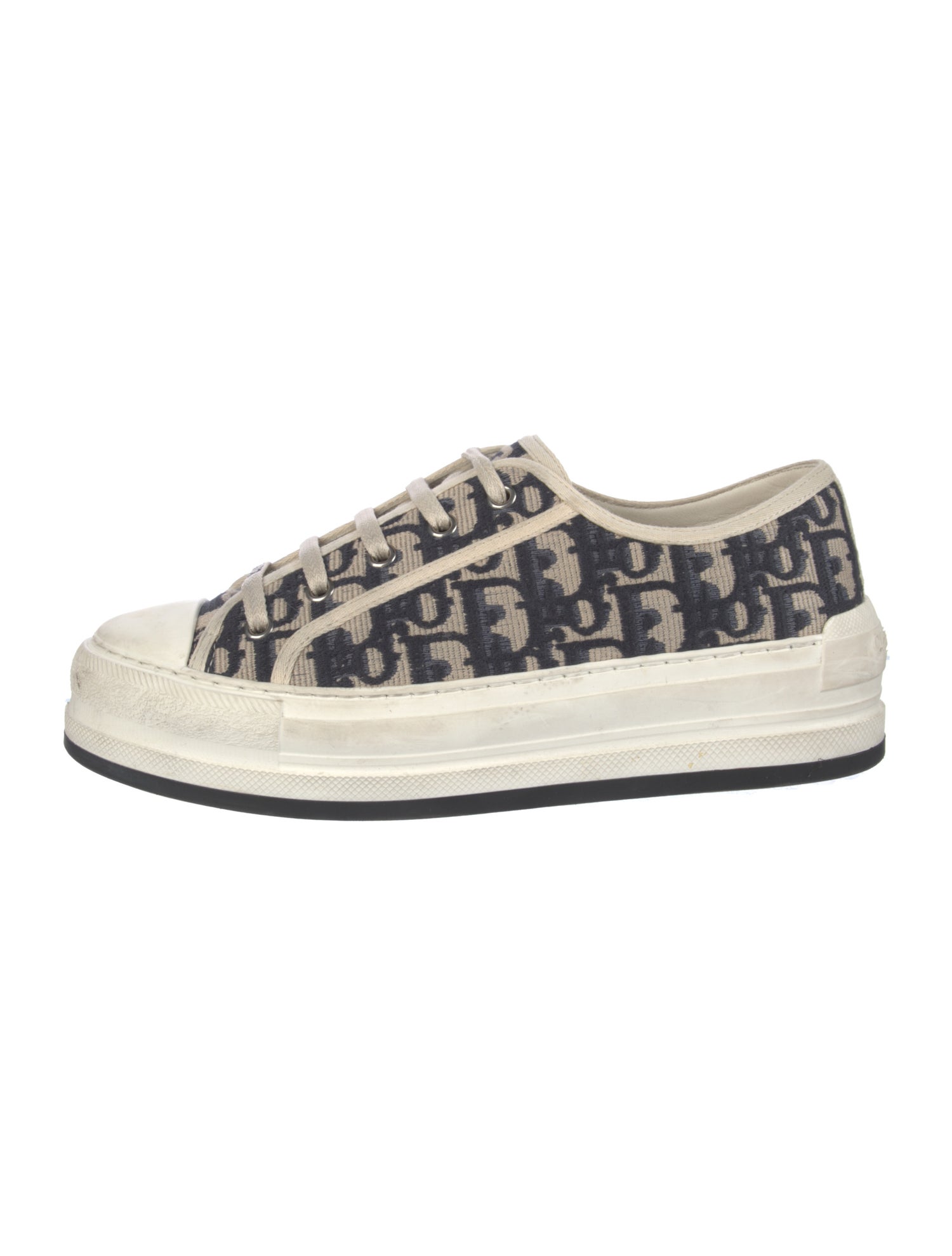 Christian Dior Oblique Jacquard Canvas Sneakers